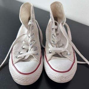 white high top converse